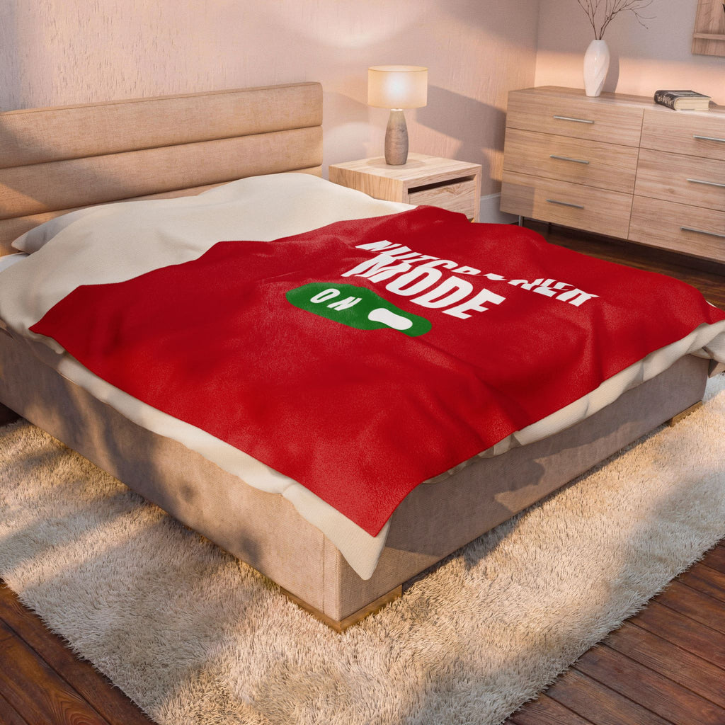 Nutcracker Mode on Plush Blanket