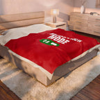 Nutcracker Mode on Plush Blanket