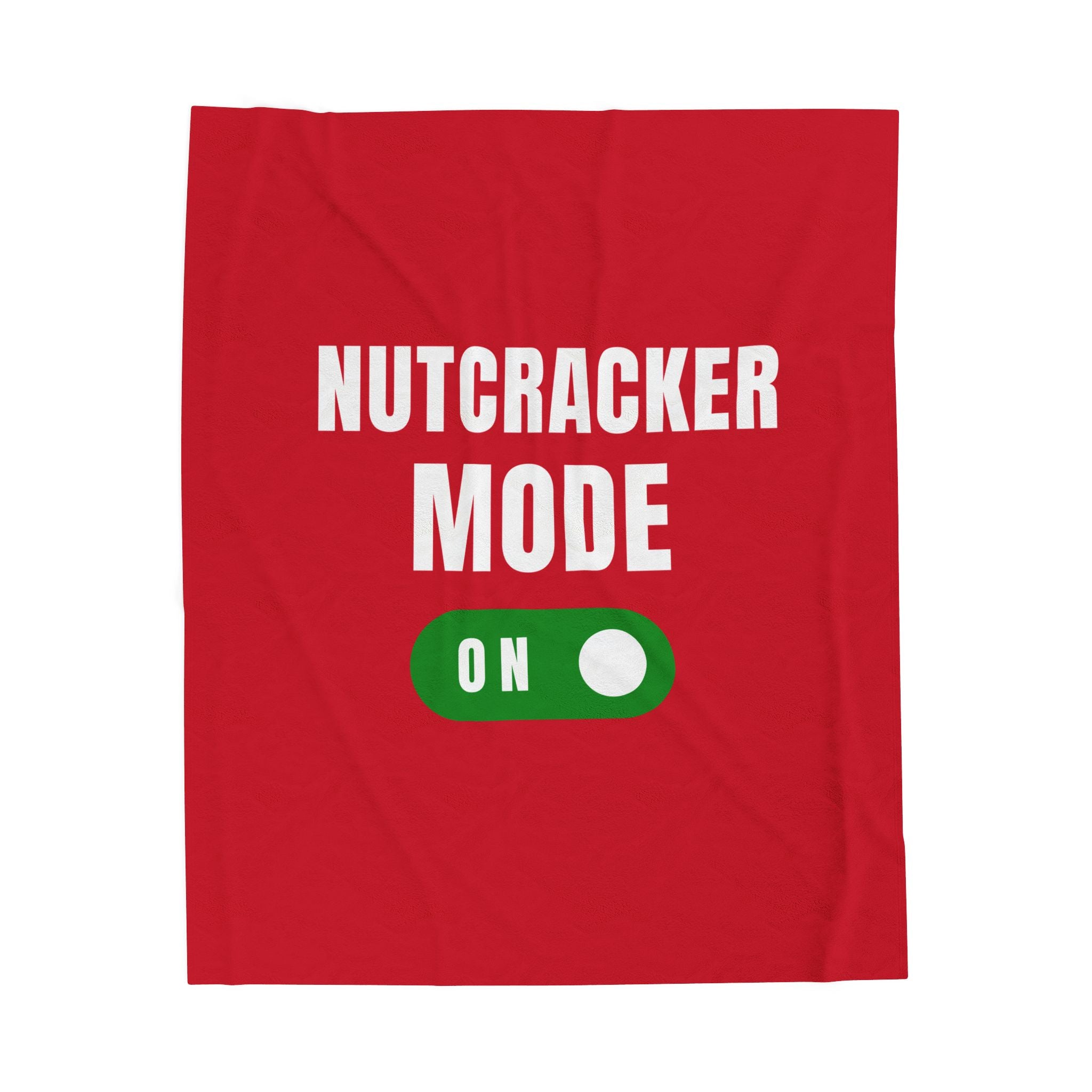 Nutcracker Mode on Plush Blanket