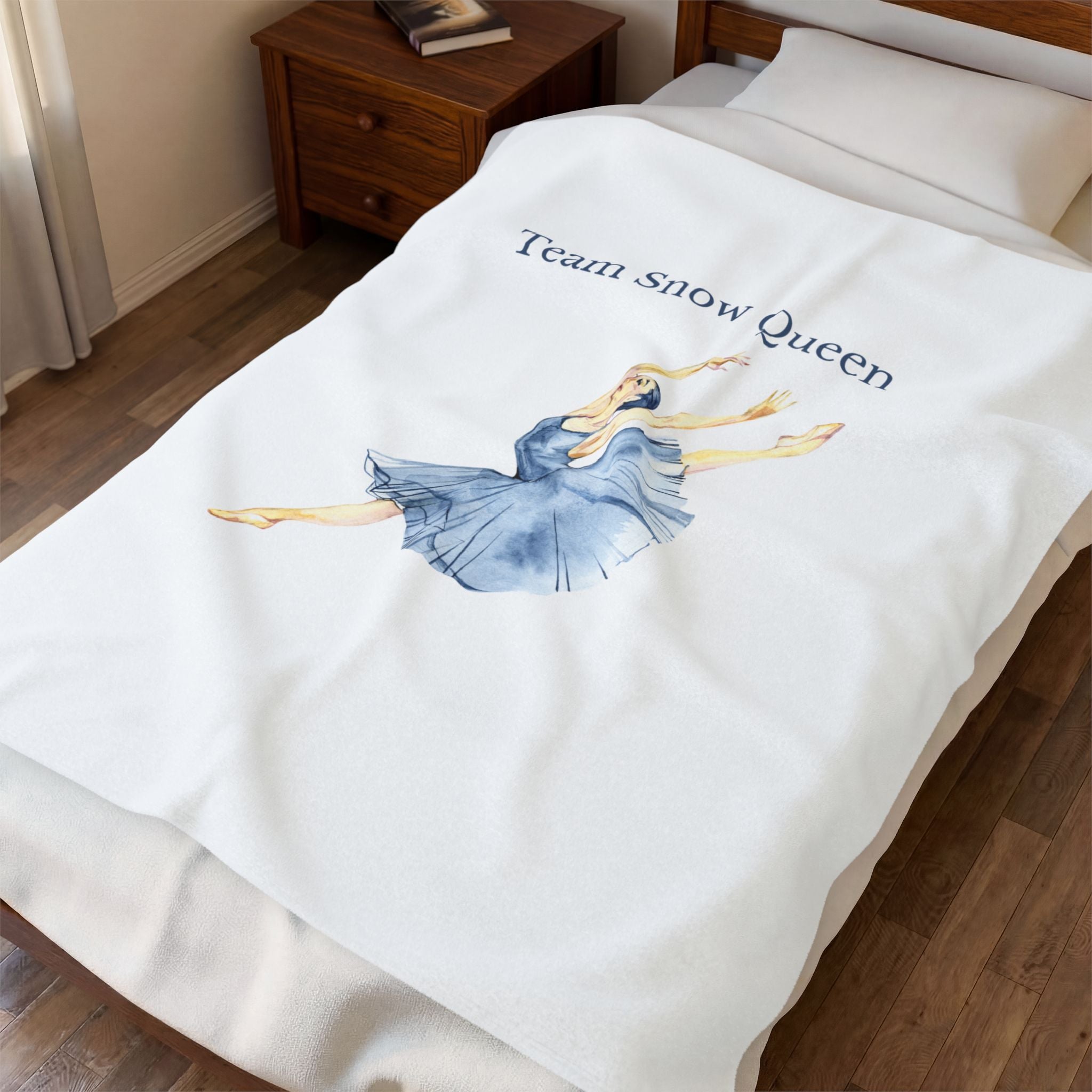 Team Snow Queen Plush Blanket