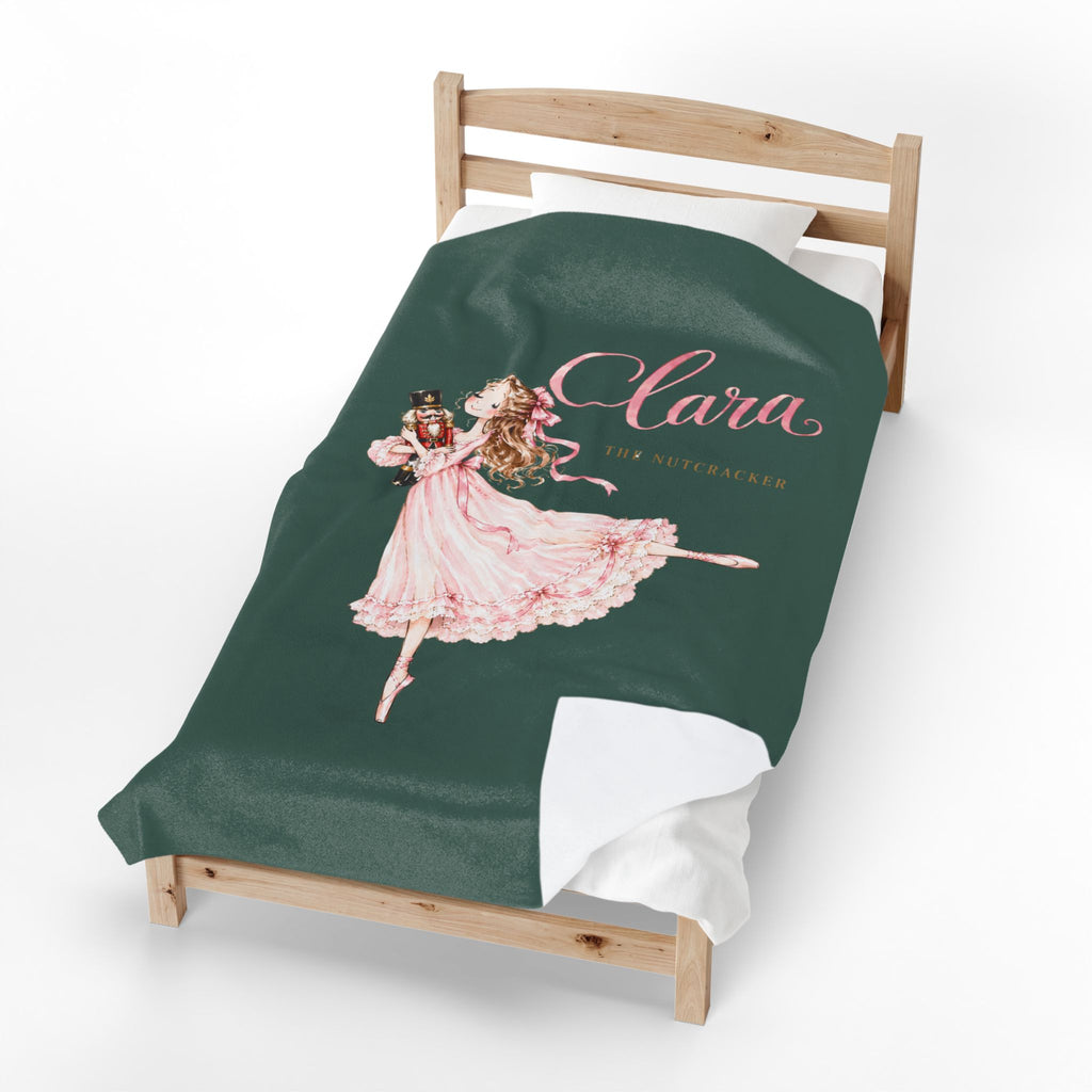 Nutcracker Clara Plush Blanket