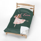 Nutcracker Clara Plush Blanket