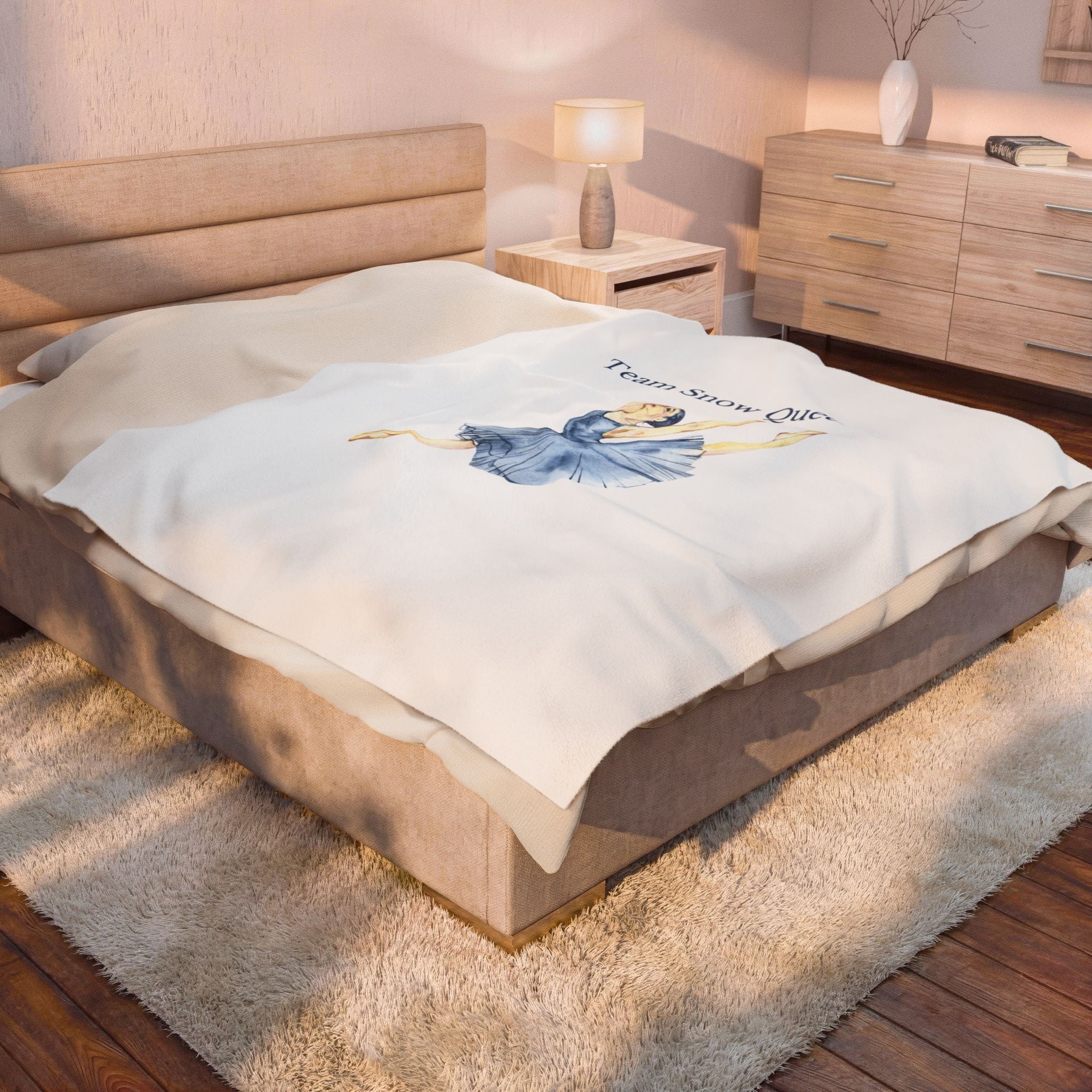 Team Snow Queen Plush Blanket
