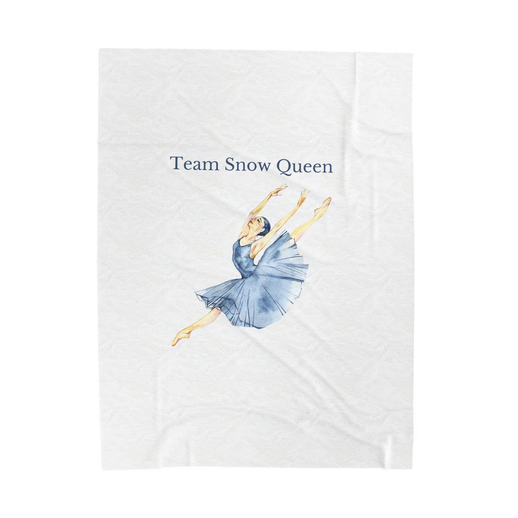 Team Snow Queen Plush Blanket
