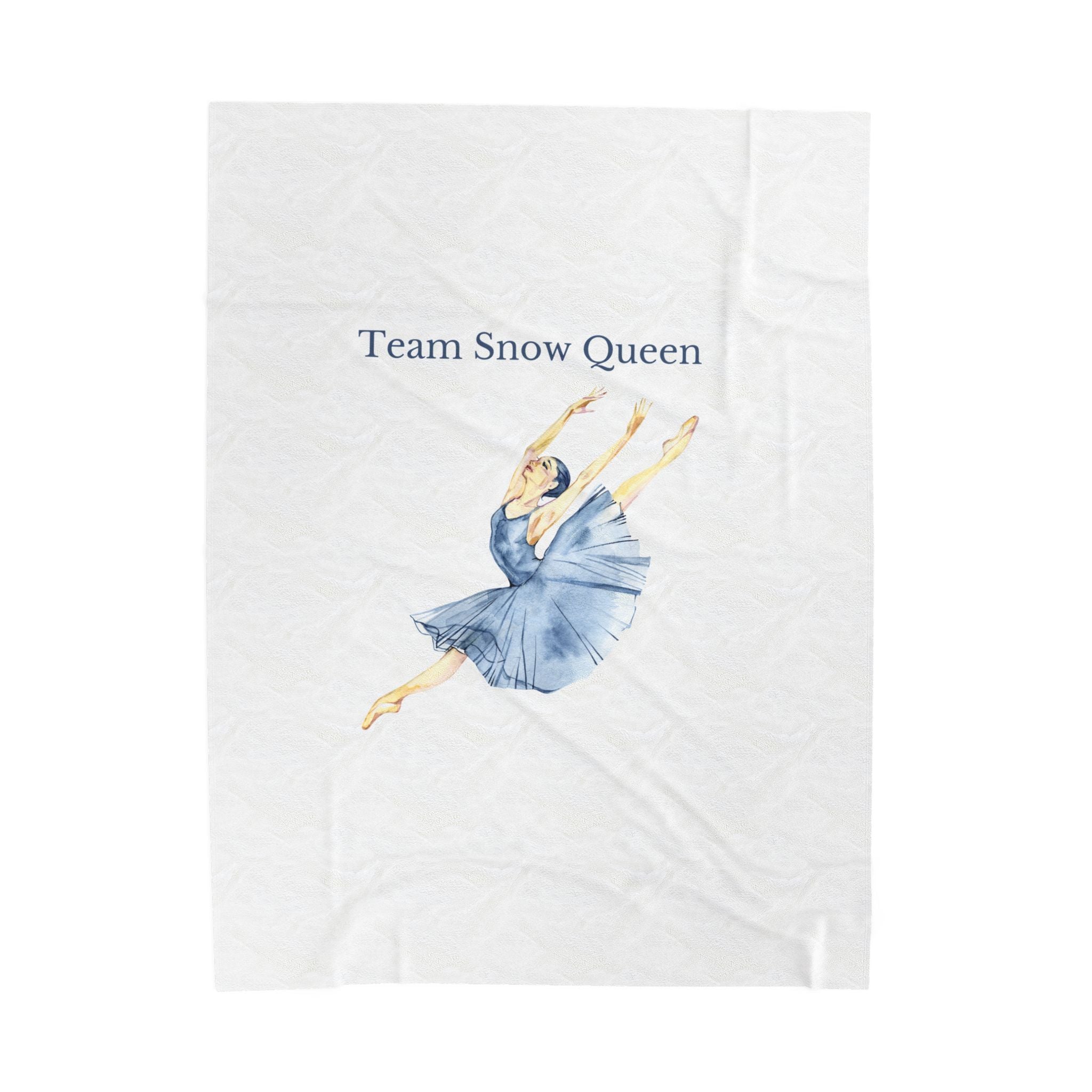 Team Snow Queen Plush Blanket