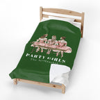 Nutcracker Party Girls Plush Blanket