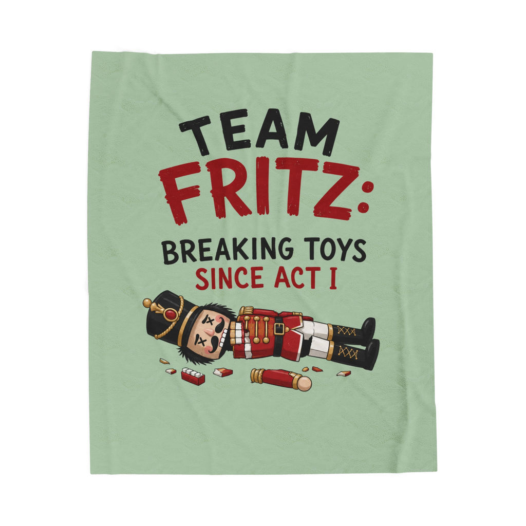 Team Fritz Plush Blanket