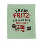 Team Fritz Plush Blanket