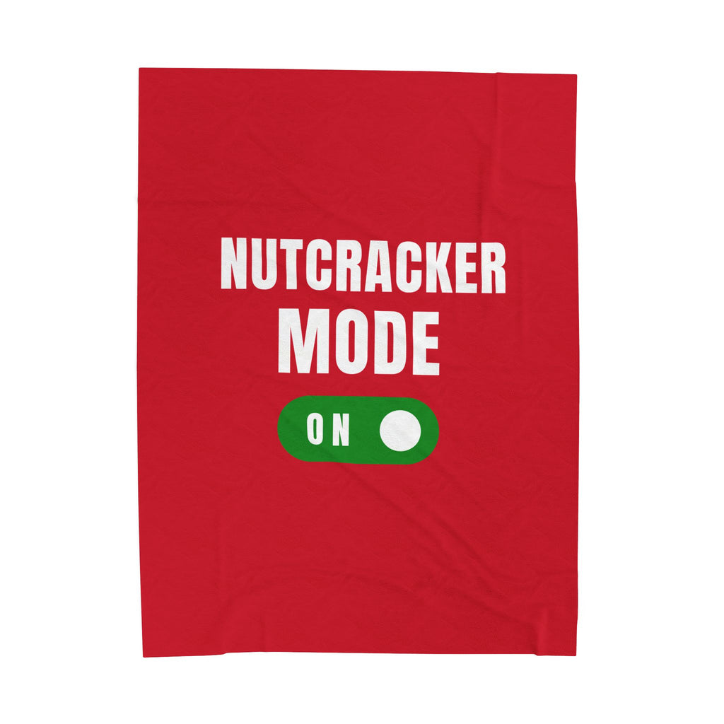 Nutcracker Mode on Plush Blanket