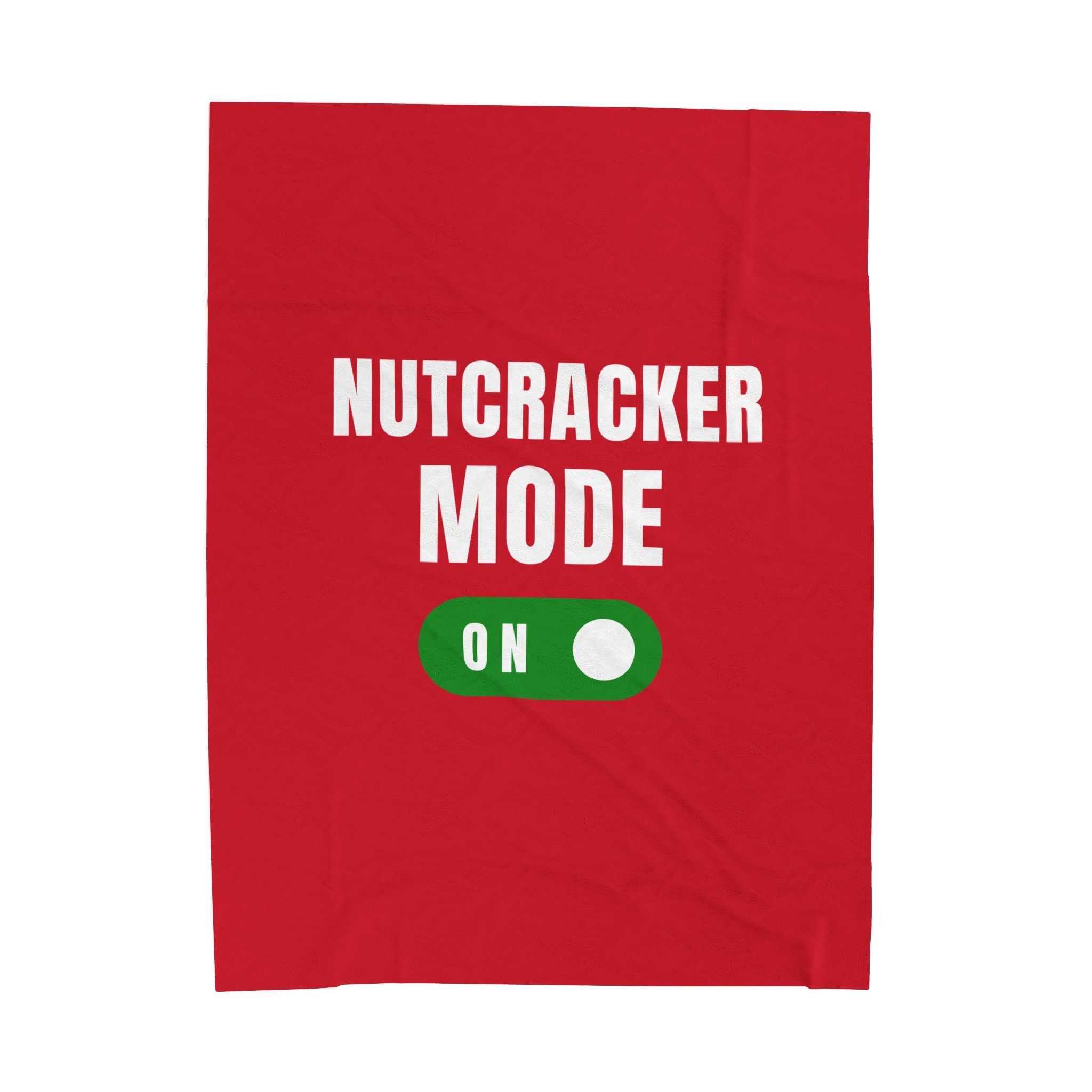 Nutcracker Mode on Plush Blanket