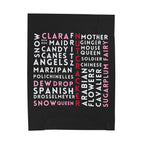 Nutcracker Graffiti Plush Blanket