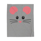 Mouse Face Plush Blanket