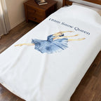 Team Snow Queen Plush Blanket