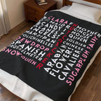 Nutcracker Graffiti Plush Blanket