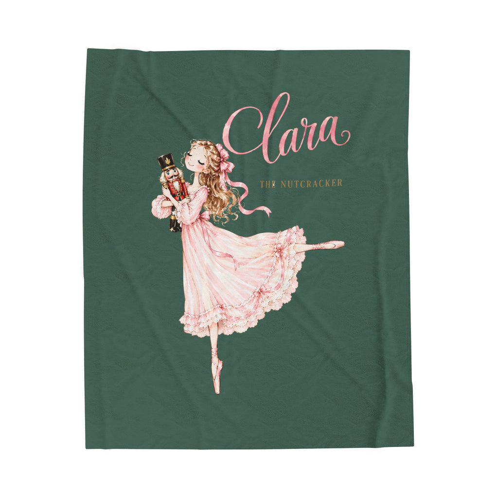 Nutcracker Clara Plush Blanket