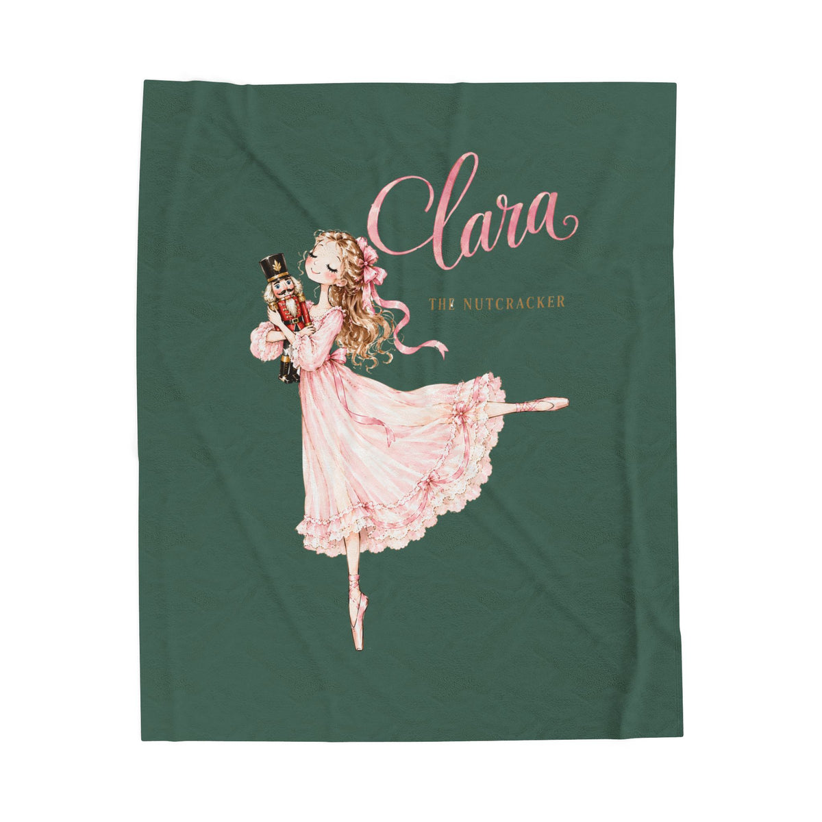 Nutcracker Clara Plush Blanket