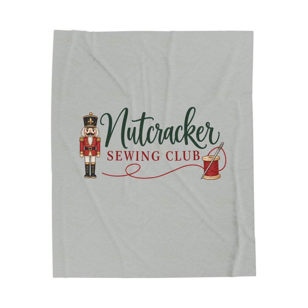 Nutcracker Sewing Club Plush Blanket