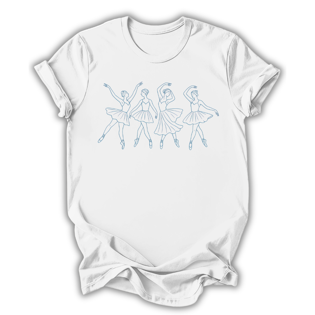 Four Ballerinas Kids T-Shirt