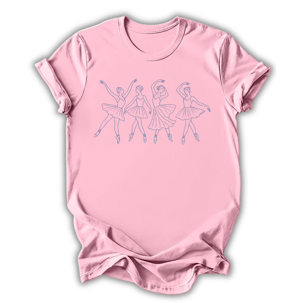 Four Ballerinas Kids T-Shirt