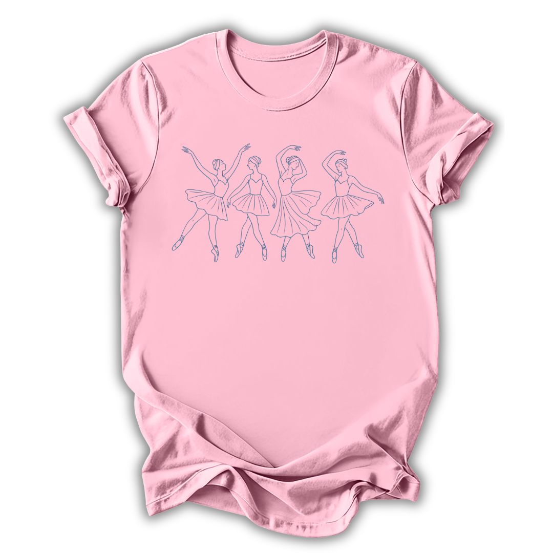 Four Ballerinas Kids T-Shirt