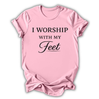 Worship With My Feet Kids T‑Shirt
