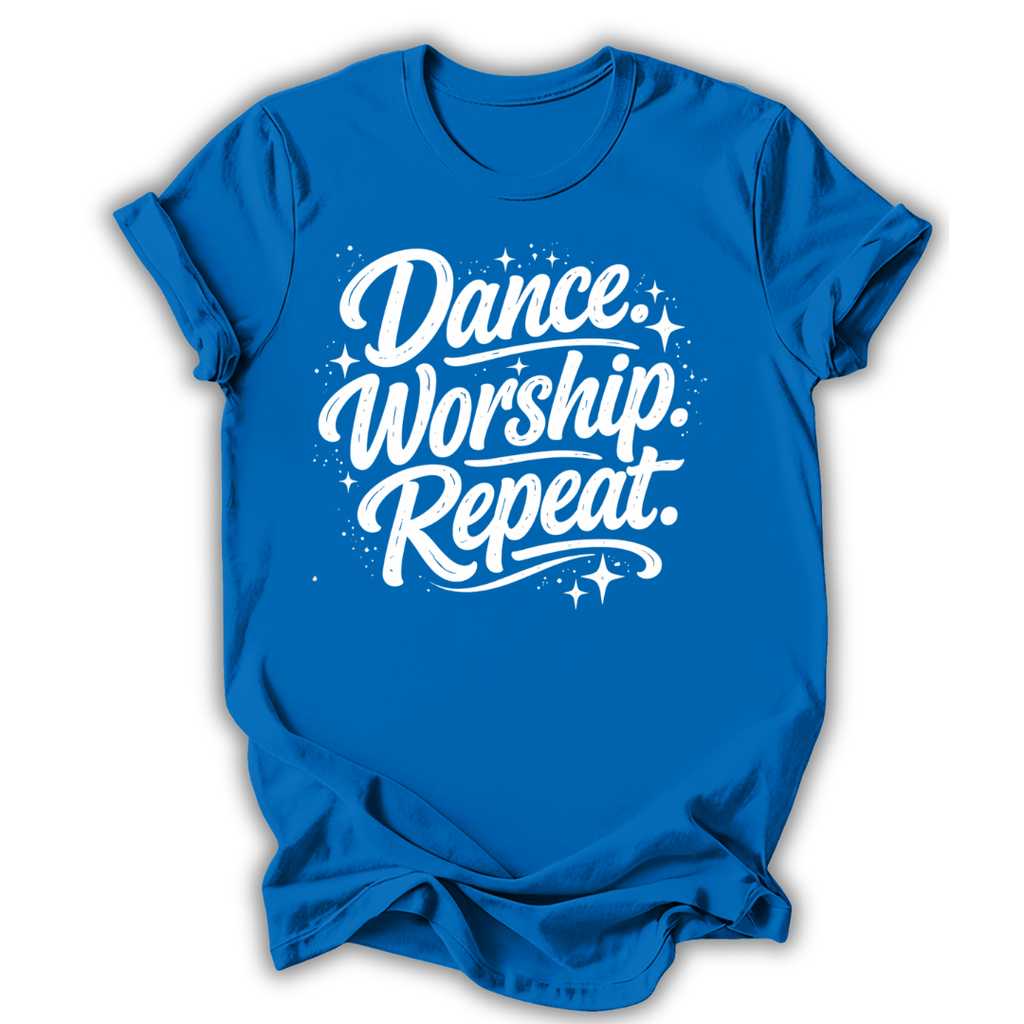 Dance Worship Repeat Kids T-Shirt