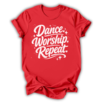 Dance Worship Repeat Kids T-Shirt