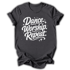 Dance Worship Repeat Kids T-Shirt