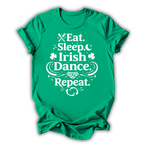 Eat Sleep Irish Repeat T-shirt
