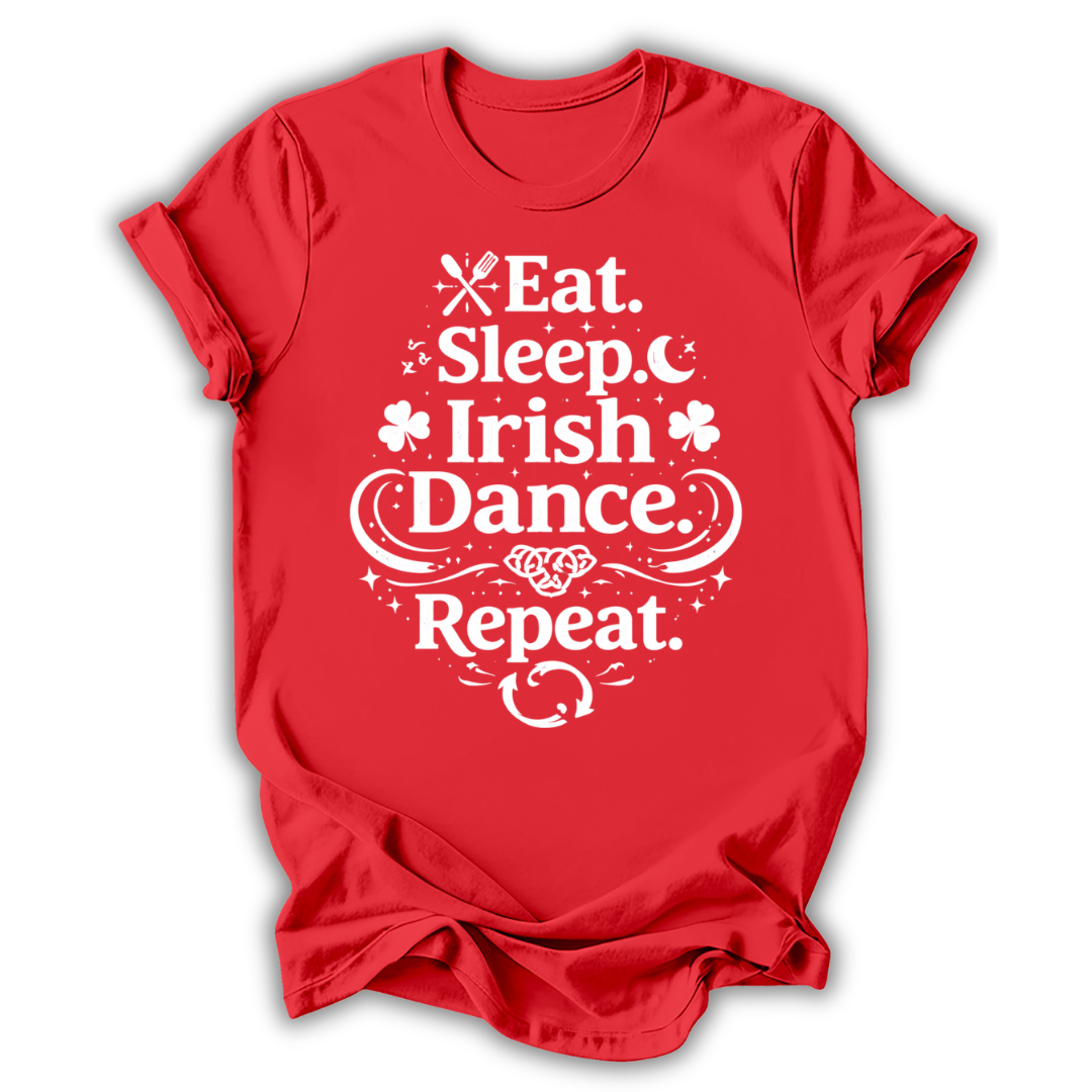 Eat Sleep Irish Repeat Kids T-shirt