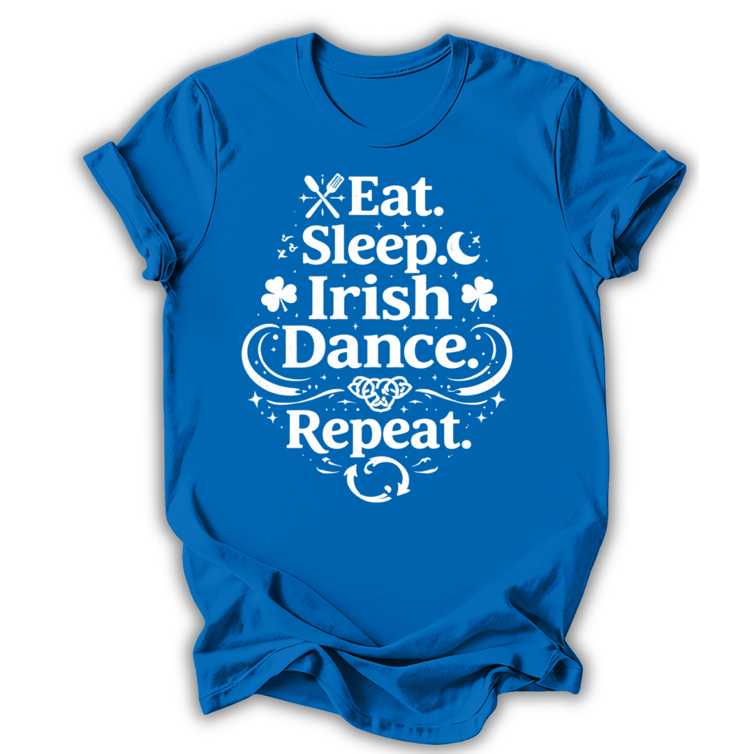Eat Sleep Irish Repeat Kids T-shirt