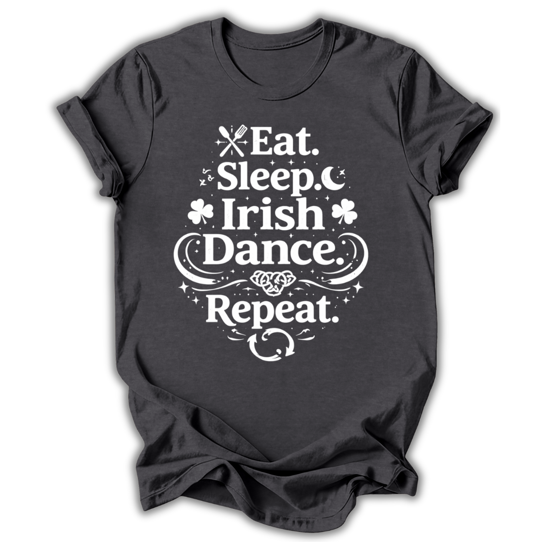 Eat Sleep Irish Repeat Kids T-shirt