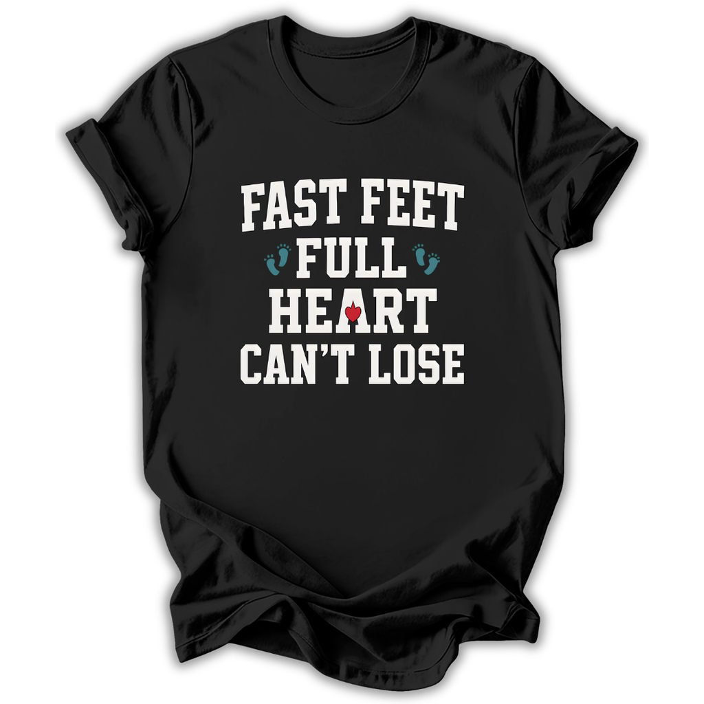 Fast Feet Full Heart T-Shirt