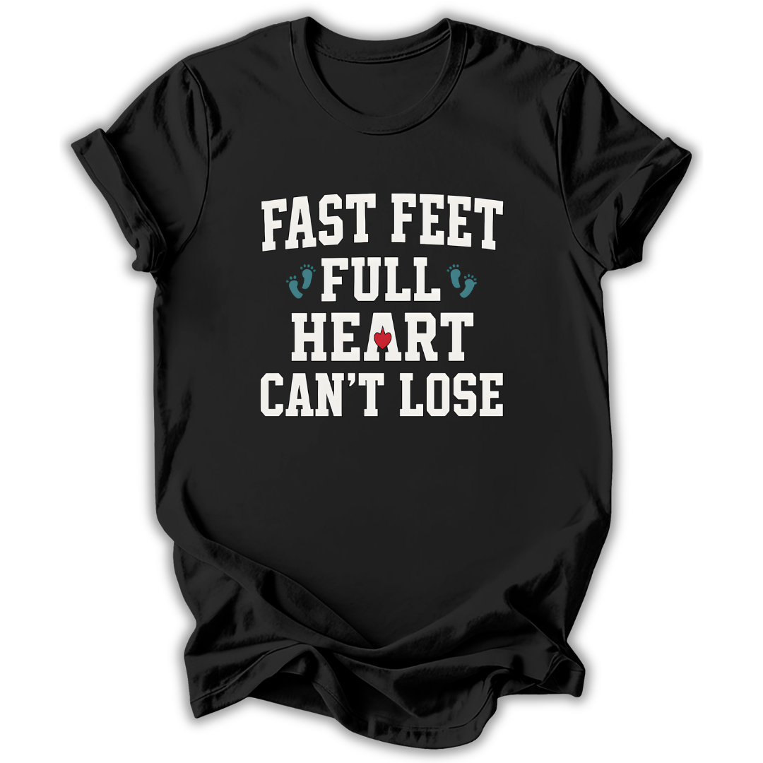 Fast Feet Full Heart T-Shirt