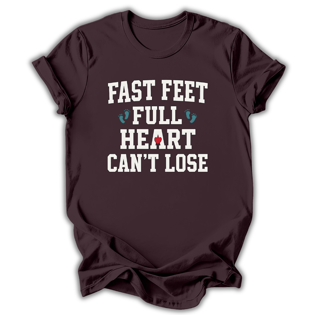 Fast Feet Full Heart T-Shirt