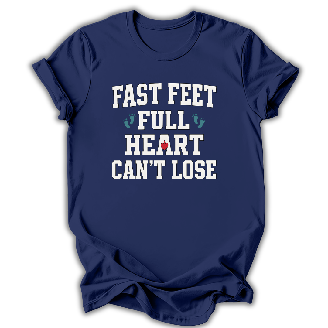 Fast Feet Full Heart T-Shirt