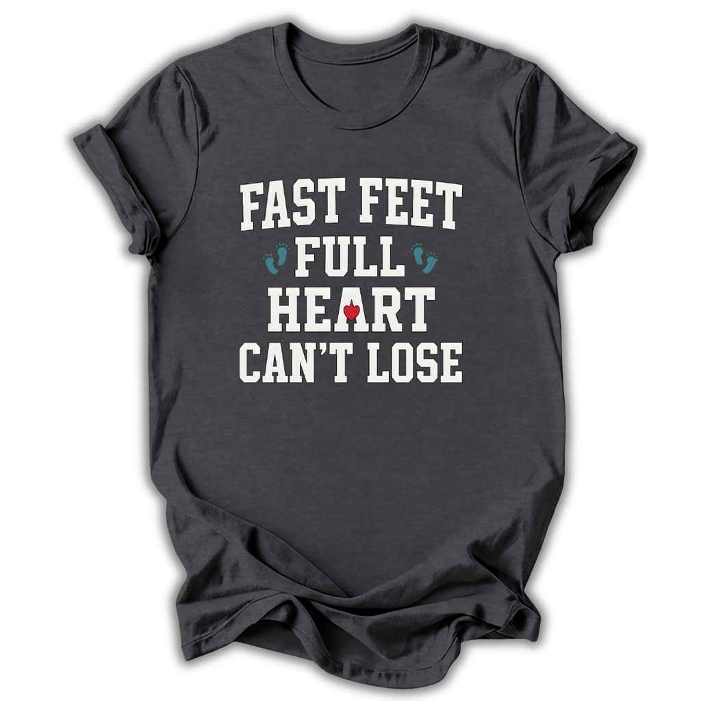 Fast Feet Full Heart T-Shirt
