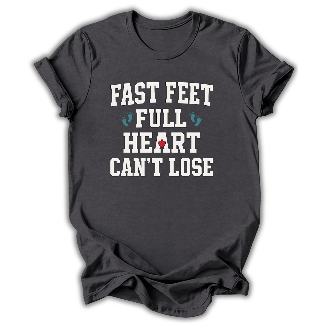 Fast Feet Full Heart Kids T-Shirt