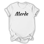 Merde Script T‑Shirt