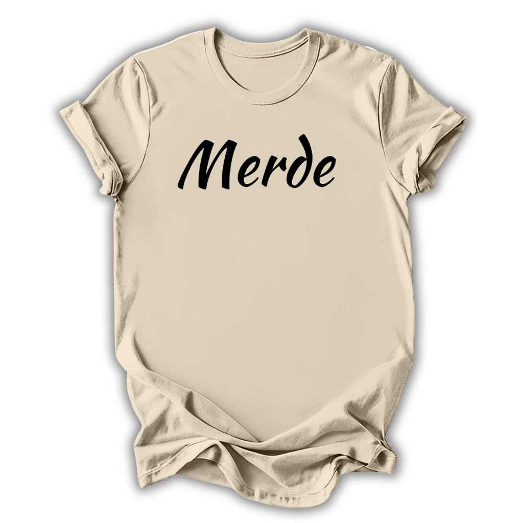 Merde Script T‑Shirt