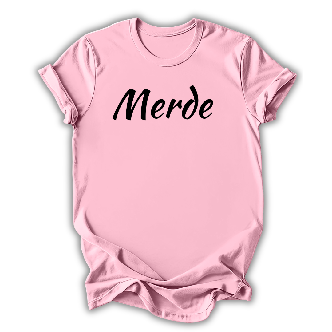 Merde Script T‑Shirt