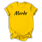 Merde Script T‑Shirt
