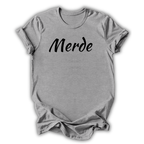 Merde Script T‑Shirt