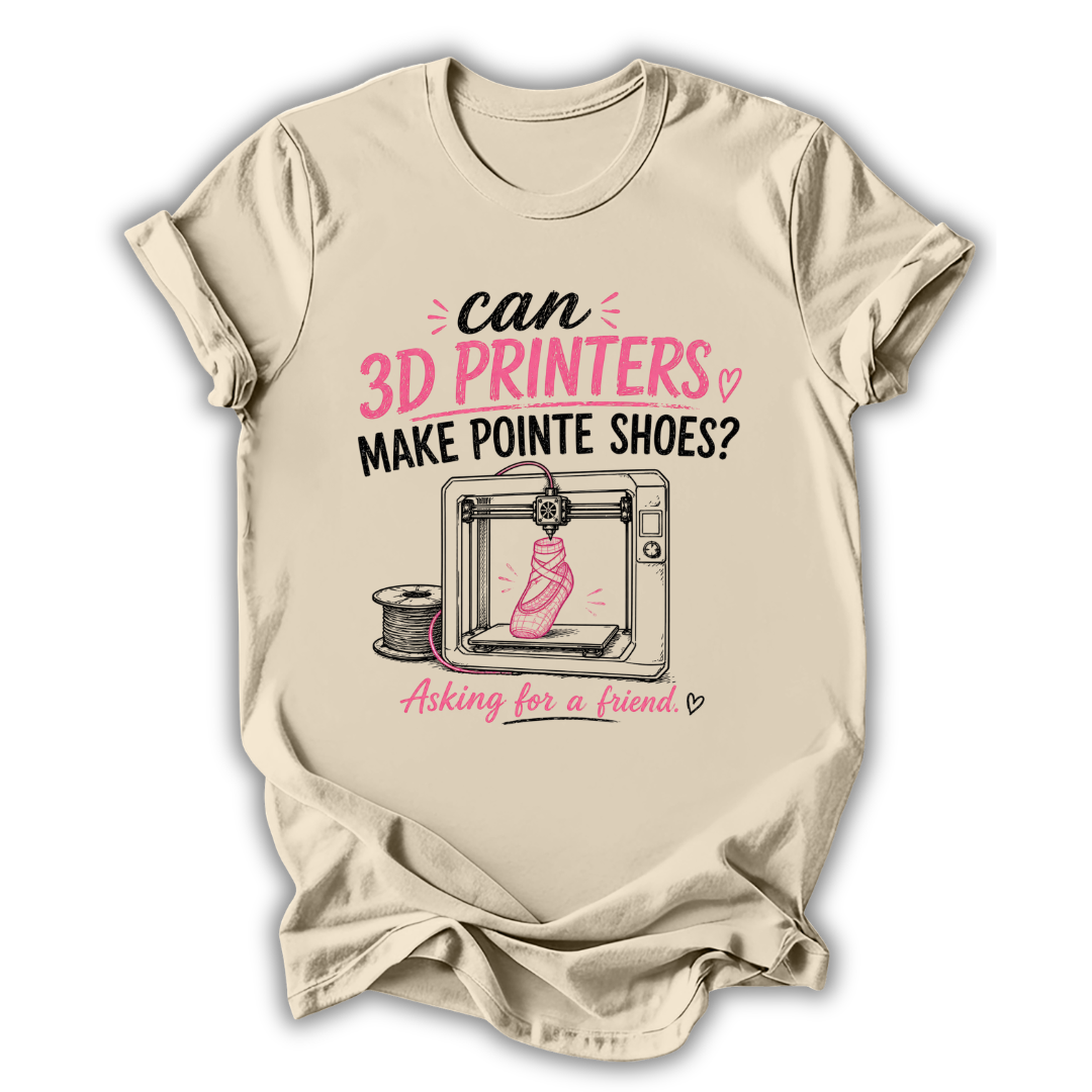 3D Printers Pointe Shoes T-Shirt