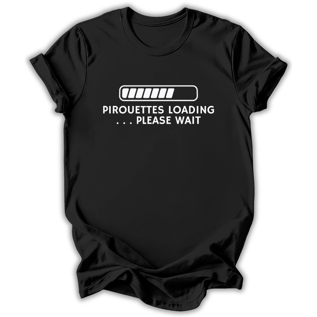 Pirouettes Loading Kids T-Shirt