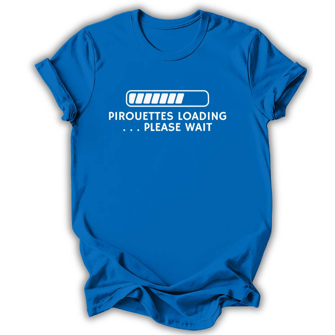 Pirouettes Loading Kids T-Shirt