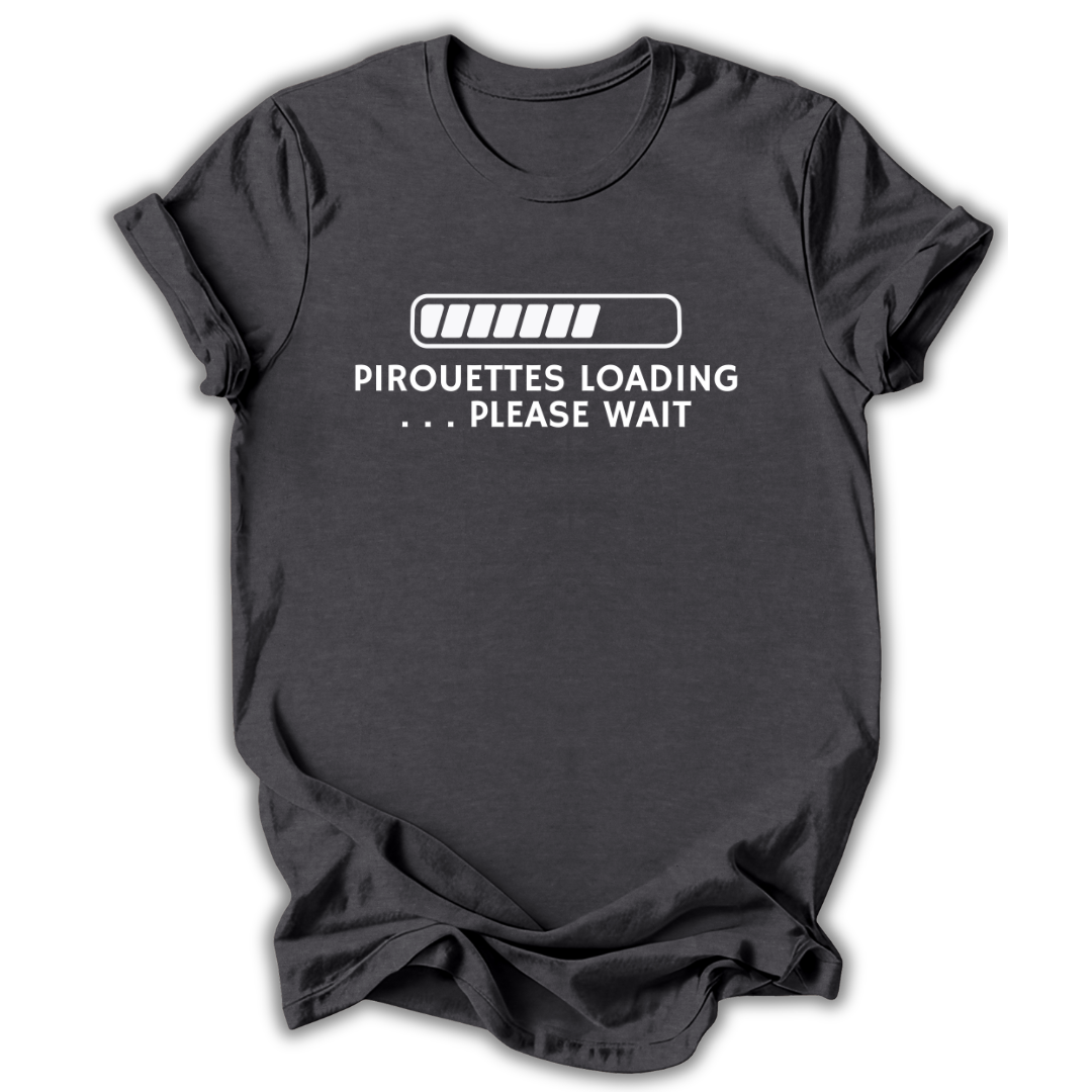Pirouettes Loading Kids T-Shirt