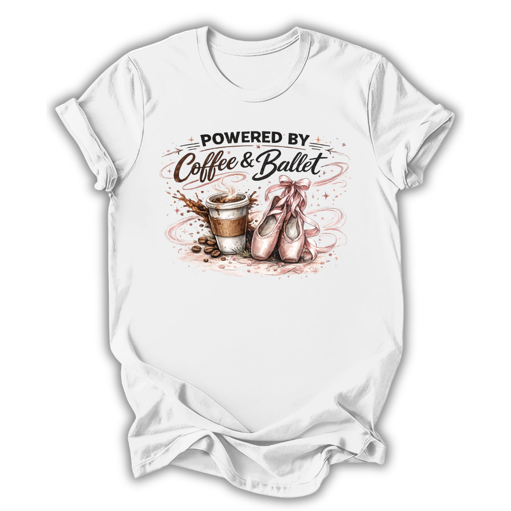 Powered by Coffee & Ballet T-Shirt