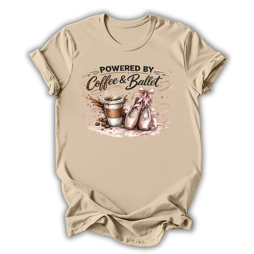 Powered by Coffee & Ballet T-Shirt