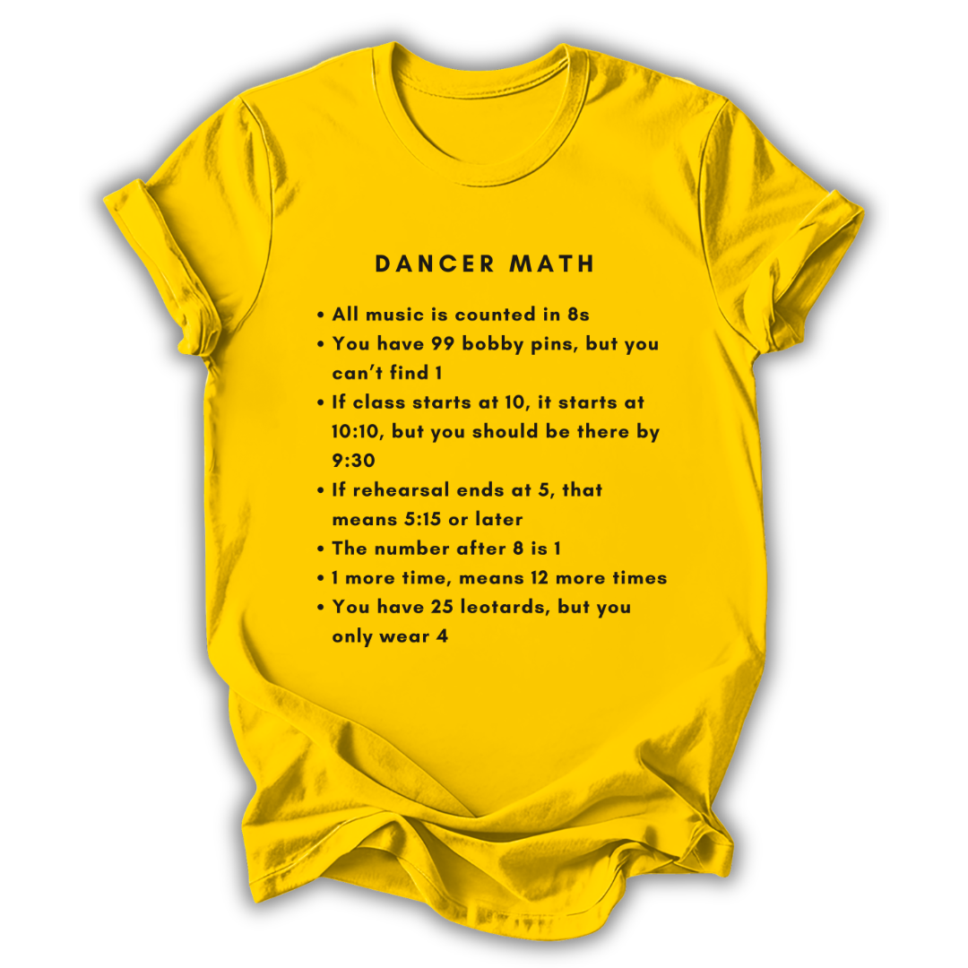 Dancer Math T-Shirt